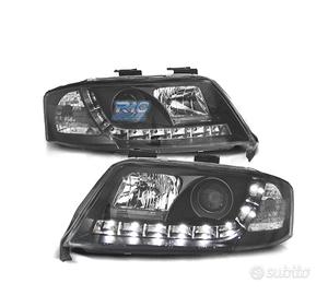 FARI AUDI A6 4B 97-99 LUCE DIURNA REALE SFONDO NER