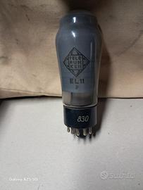 valvola termoionica  Telefunken  E L 11 .nuova 