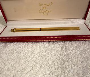 Penna Cartier Vendome Placcata in Oro 18 Carati