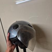 casco moto jet con visiera Scotland