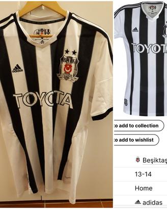 Maglia calcio Besiktas 110 anni, 2013-2014