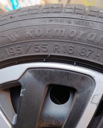 Cerchi R16+Gomme Inver. Kormoran 195/55 R16 4 87H