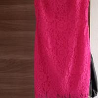 Tubito in pizzo fuxia tg 40 Motivi