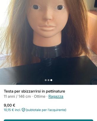 Testa per sbizzarrirsi in pettinature