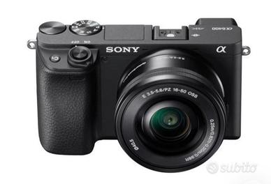 Fotocamera Sony Alpha 6400  obiett. 16-50 nuova