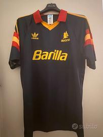 A.S. ROMA VINTAGE SHIRT 1993 AWAY BLU L COLLEZIONE