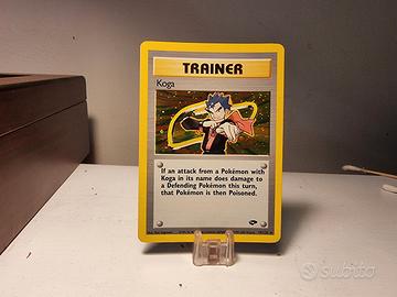 Carta pokemon Koga  Gym Challenge 19/132  Rara Hol