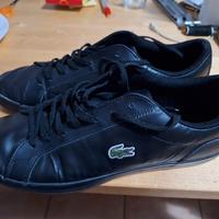 Scarpe pelle Lacoste eu 45 black 