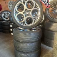 KIT CERCHI IN LEGA +GOMME ALFA ROMEO TONALE DA 20