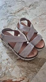 Sandali Comfort Grünland n. 36 – tortora  pelle