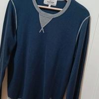 Maglioncino uomo/ blu grigio/ tg l/ blooker