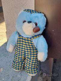 Orsetto di peluche azzurro
