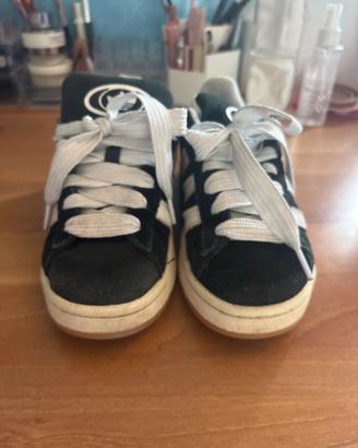 Adidas campus bianche e nere da donna