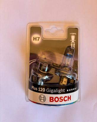 BOSCH GIGALIGHT PLUS 120 12V 55W H7 lampade NUOVE