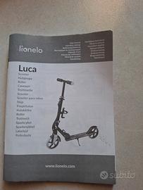 monopattino pieghevole due ruote Lionelo