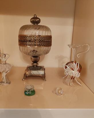 porta caramelle in ottone  vintage