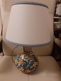 Lampada in ceramica di Caltagirone