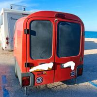 carrello portamoto chiuso