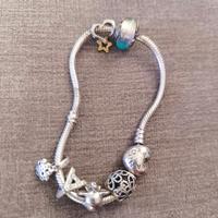 Bracciale Pandora usato grigio originale 