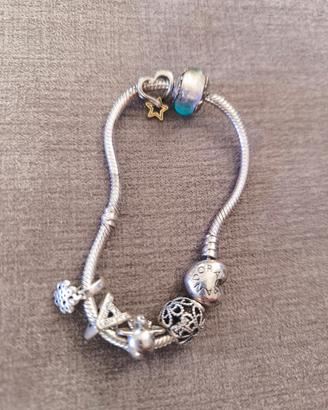 Bracciale Pandora usato grigio originale 