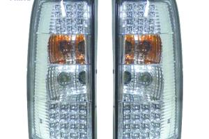 FANALI PER OPEL OMEGA B 94-99 LED FONDO CROMATO