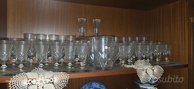 set bicchieri  in cristallo 