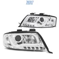 FARI AUDI A6 4B 97-99 LUCE DIURNA A TUBO FONDO CRO