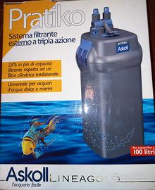 Sistema filtrante acquario