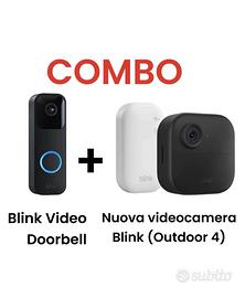 Blink Video Doorbell + Outdoor 4 Kit Alexa
