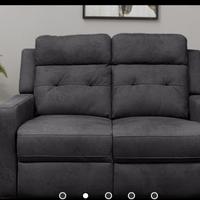 Divano 2 posti recliner elettrico