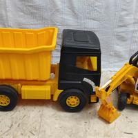 camion gigante 56 cm e escavatore giochi bimbo