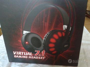 Cuffie gaming 7.1 con filo