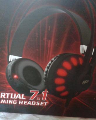 Cuffie gaming 7.1 con filo