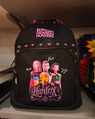 zaino kpop demon hunters nuovo 