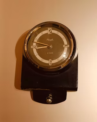Orologio Cruscotto Auto Epoca Kienzle "8 Tage"