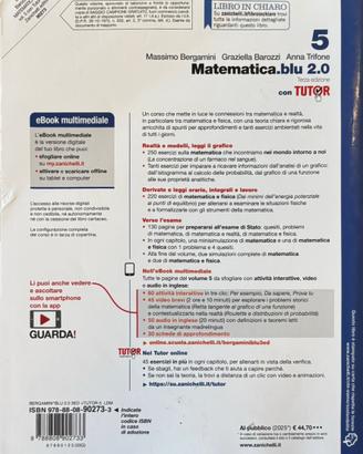 Matematica.blu 2.0 vol. 5 con Tutor Zanichelli