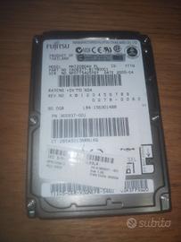 Hard disk jujitsu 80 GB 2.5 ide