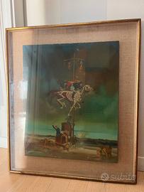 Quadro Roberto Ambrosini Albero della cuccagna