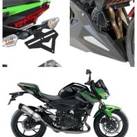 Kawasaki Z 400 scarico protezioni centralina freni