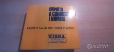 Scatola con regoli in colore anni '70