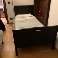 2 letti singoli ikea con materassi