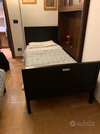 2 letti singoli ikea con materassi