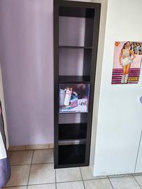 Libreria colore nero con cassetto