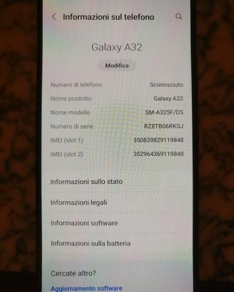 Samsung Galaxy A32 come nuovo