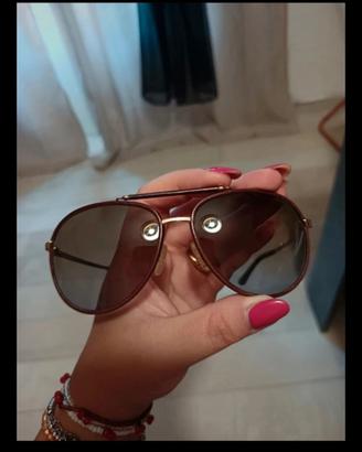 Occhiali vintage unisex  Tod's marroni con 