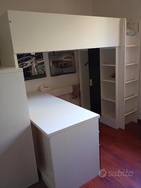 letto a soppalco IKEA modello SMASTAD