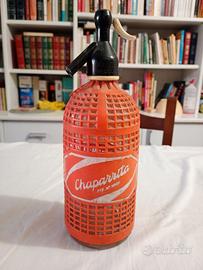 Sifone Vintage Chaparrita anni 60 Seltz in vetro