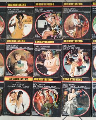 Lotto 15 Segretissimo Nick Carter anni 70
