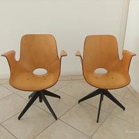 2 sedie design vintage Medea da ufficio 