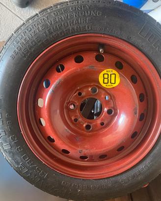 Ruota scorta auto 135/80/b13